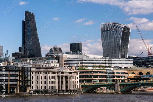 Obraz London skyline and the Thames