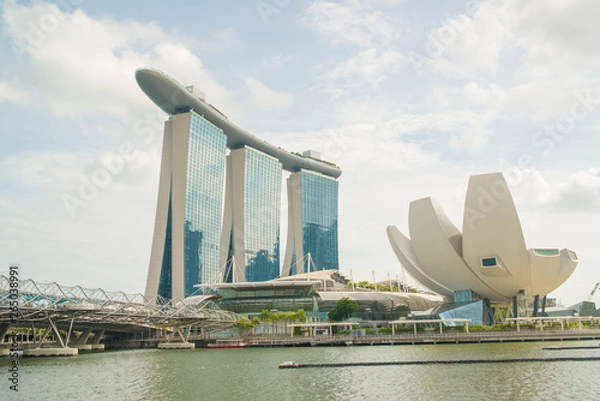 Obraz Marina Bay Sands in Singapore.