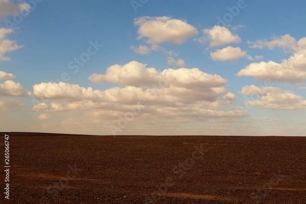 Fototapeta a cloudy desert