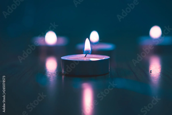 Obraz candle in the dark