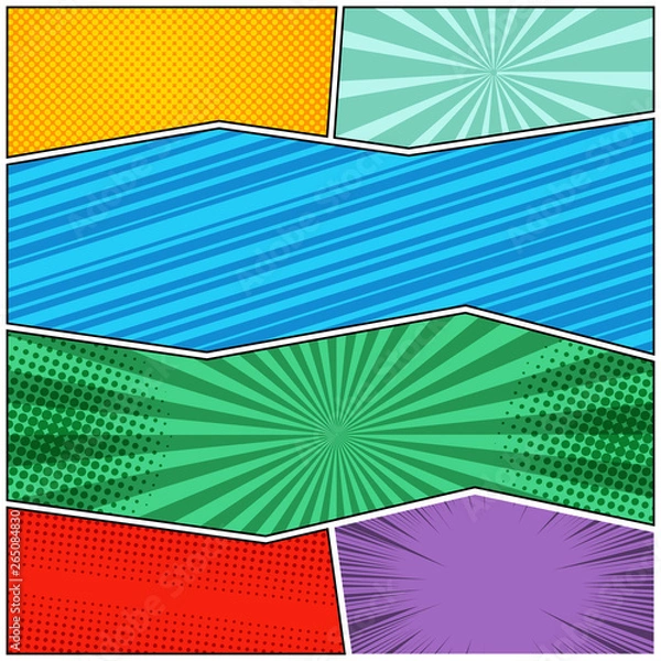 Obraz Comic abstract concept