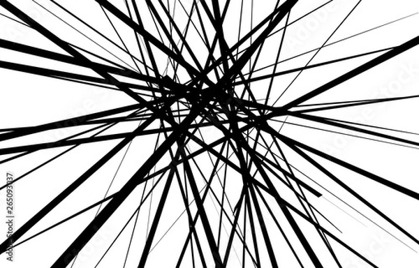 Obraz Abstract black and white lines background