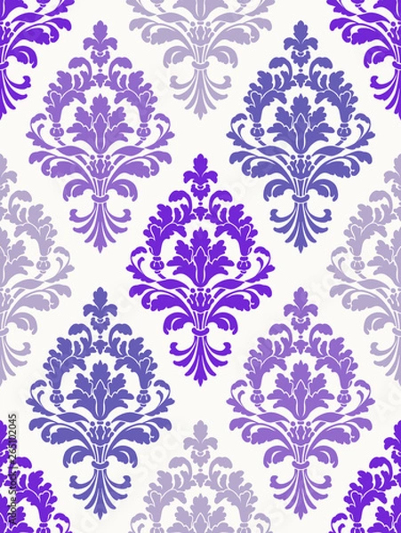 Obraz Vector Classic Damask Seamless Pattern 