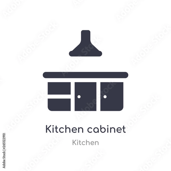 Fototapeta kitchen cabinet icon. isolated kitchen cabinet icon vector illustration from kitchen collection. editable sing symbol can be use for web site and mobile app