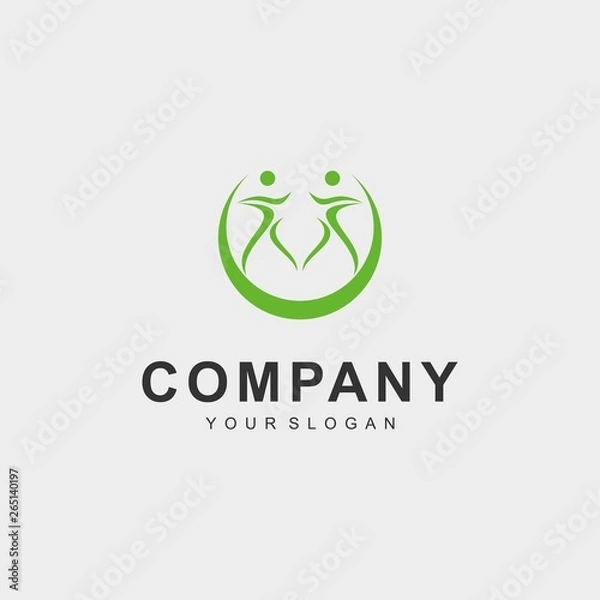 Obraz People logo template