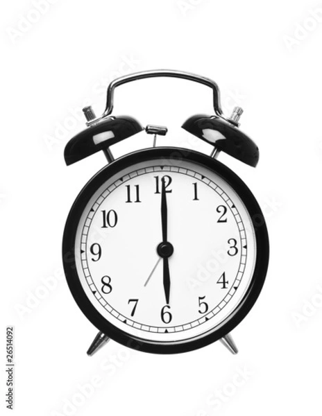 Obraz Alarm clock shows six o`clock