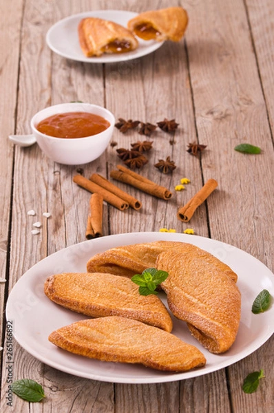 Obraz Florentines sweet puff pastries.