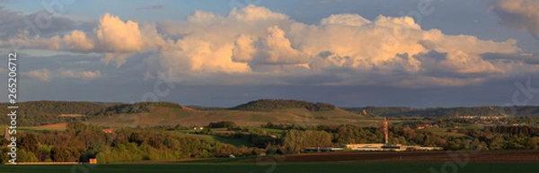 Obraz sunset at ilsfeld