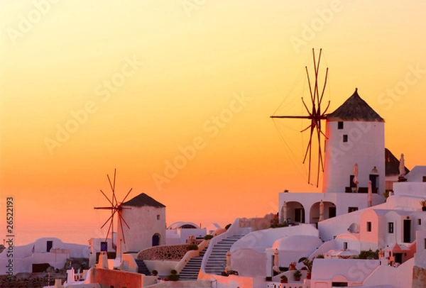 Obraz Santorini sunset