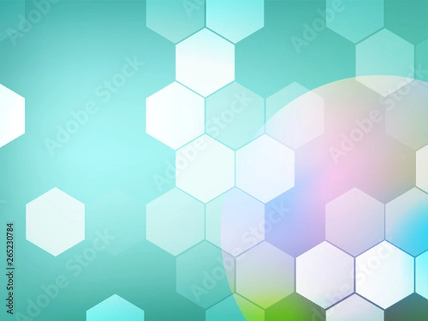Fototapeta Geometric abstract medical background