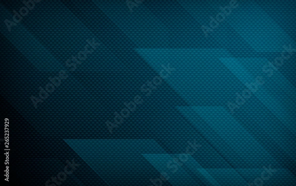 Obraz Blue abstract geometric background. Modern shape concept.