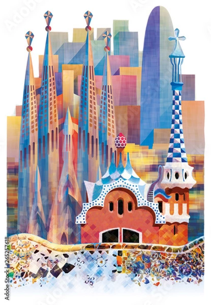 Fototapeta Barcelona