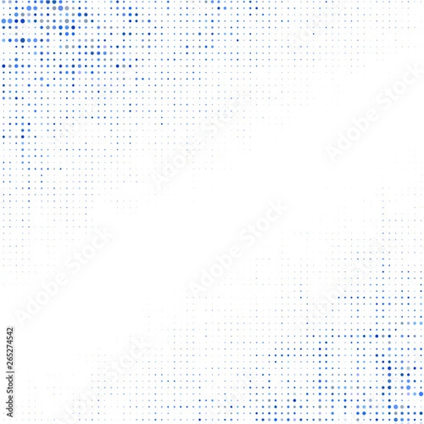 Fototapeta White background with colorful dots  