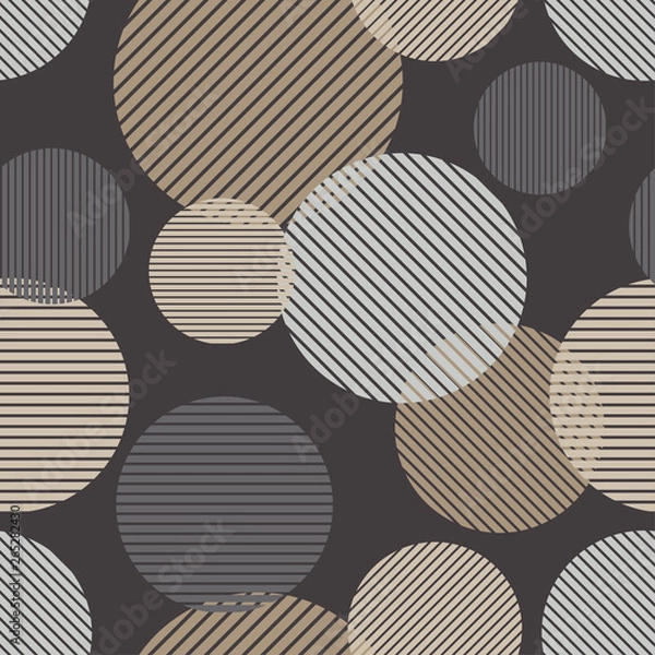 Fototapeta Polka dot seamless pattern. Striped texture. Geometric background. Can be used for wallpaper, textile, invitation card, wrapping, web page background.