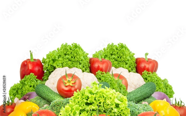 Fototapeta Assorted fresh vegetables