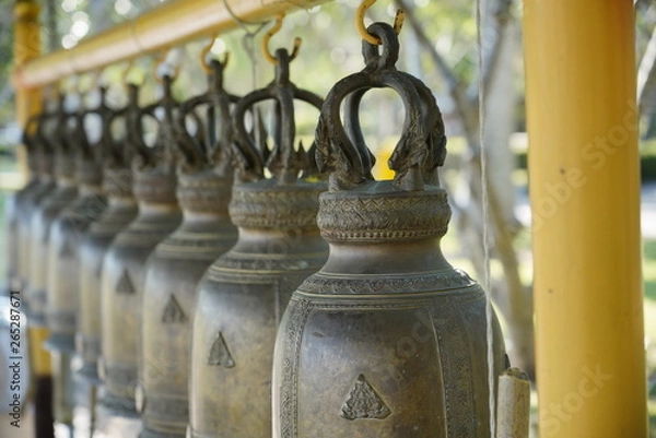 Fototapeta The Main Buddha statue at Buddhist monasteries or Buddha Monthon public park, Nakhon Pathom, Thailand