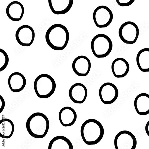 Obraz Geometric seamless hand drawn pattern