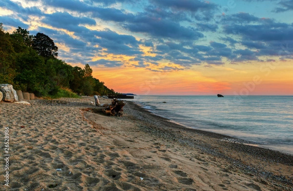 Obraz beach at sunset