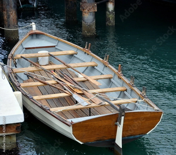 Obraz A Wooden Rowboat