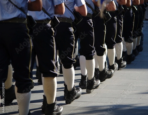 Fototapeta défilé militaire