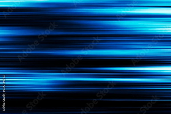 Fototapeta Abstract blue background with light vertical lines.