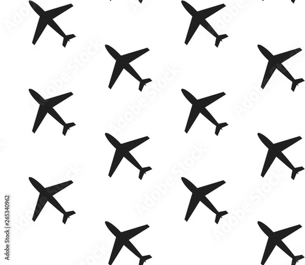 Obraz Seamless pattern airplane