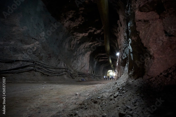 Fototapeta Tunnel construction
