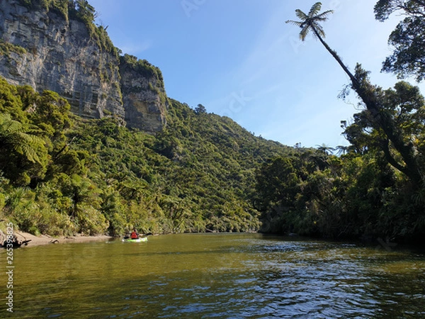 Obraz kayak on the river