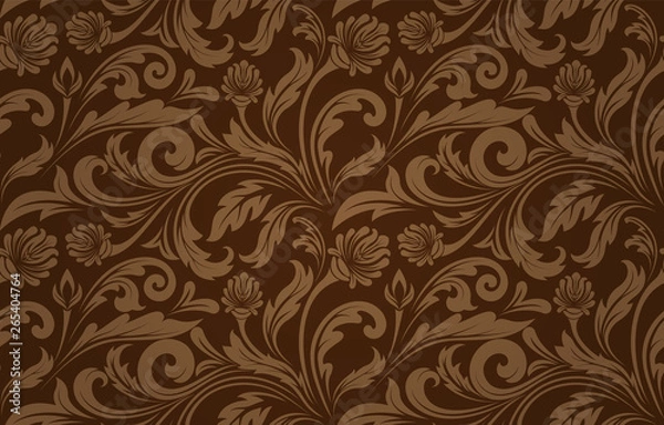 Fototapeta vintage seamless pattern