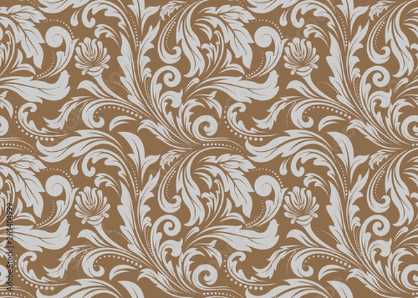 Fototapeta vintage seamless pattern
