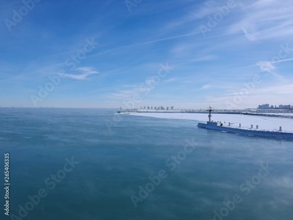 Obraz Lake Michigan - Drone Shot