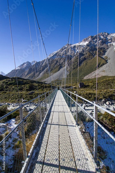 Obraz bridge in the mountains