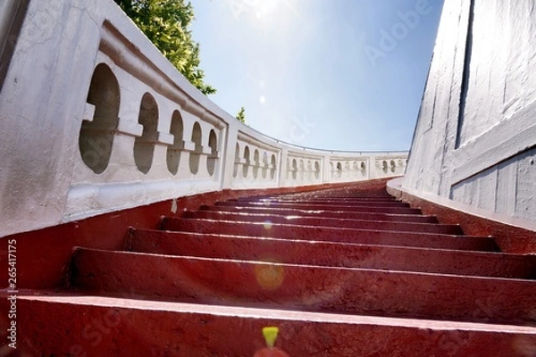 Fototapeta Wat Saket as landmark of Bangkok Thailand