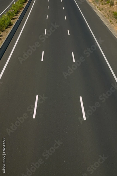 Fototapeta Empty highway