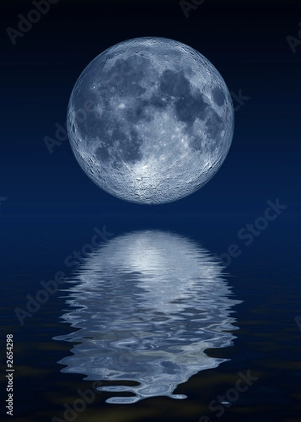 Obraz wschód księżyca