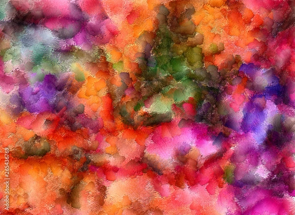 Fototapeta Abstract impressionism art design pattern and backdrop template for creating web or print advertising banners, unusual cards and invitations, decor album covers and creative hand made printed products