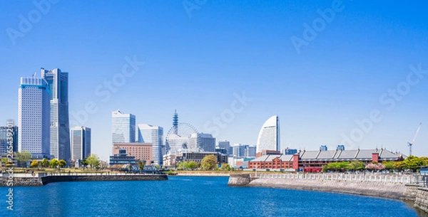 Obraz 横浜ベイエリア　ワイド