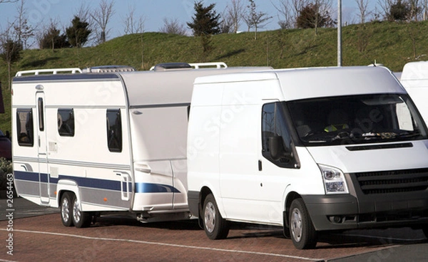 Fototapeta touring van