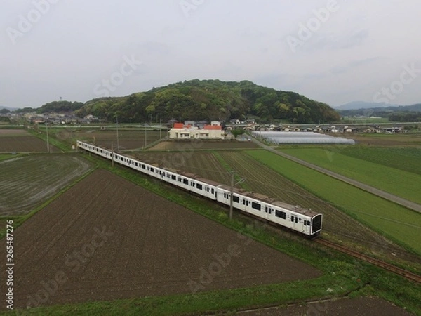 Obraz 筑肥線を走るJR九州305系