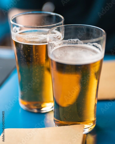 Fototapeta Deux bières fraîches