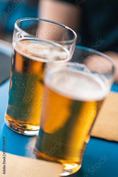 Fototapeta Deux bière fraîches