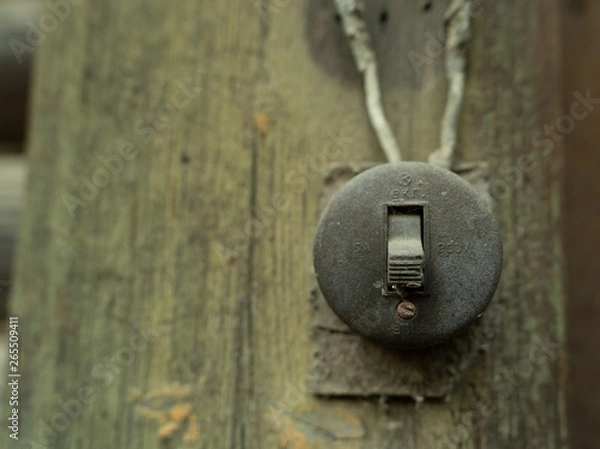 Obraz Electric retro switch.