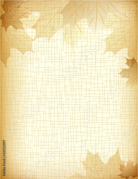 Obraz Grunge autumn frame