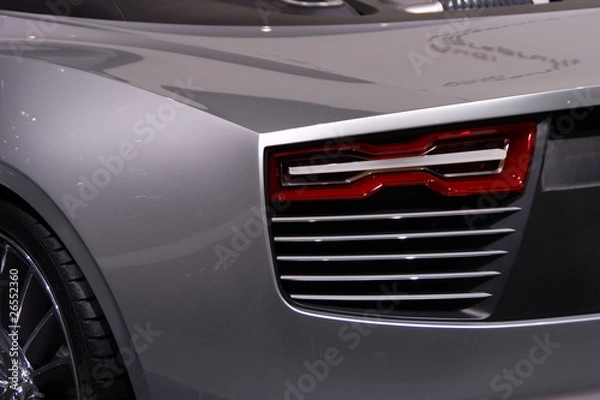 Fototapeta Phare arrière d'un prototype