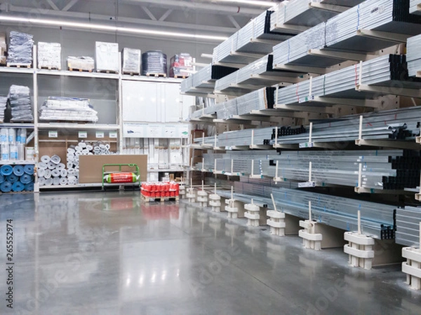 Obraz Gypsum plasterboard in the pack.