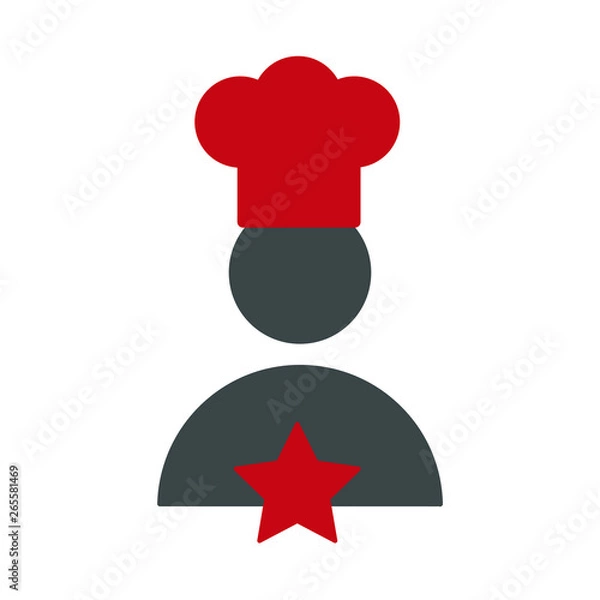 Obraz Winter Scarf outline icon