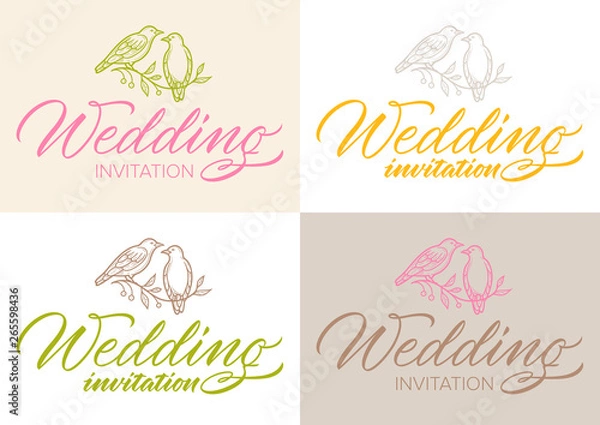 Fototapeta wedding_set