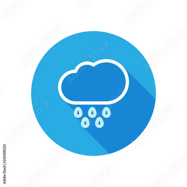 Obraz Weather icon with long shadow