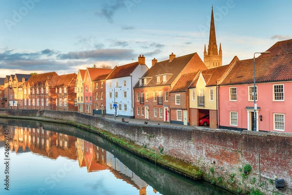 Obraz Kamienice w Norwich