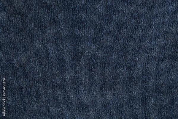 Obraz dark grey background. abstract texture of fleecy knitted fabric.